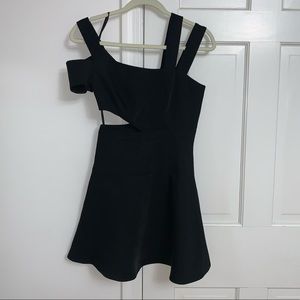 Mini black dress